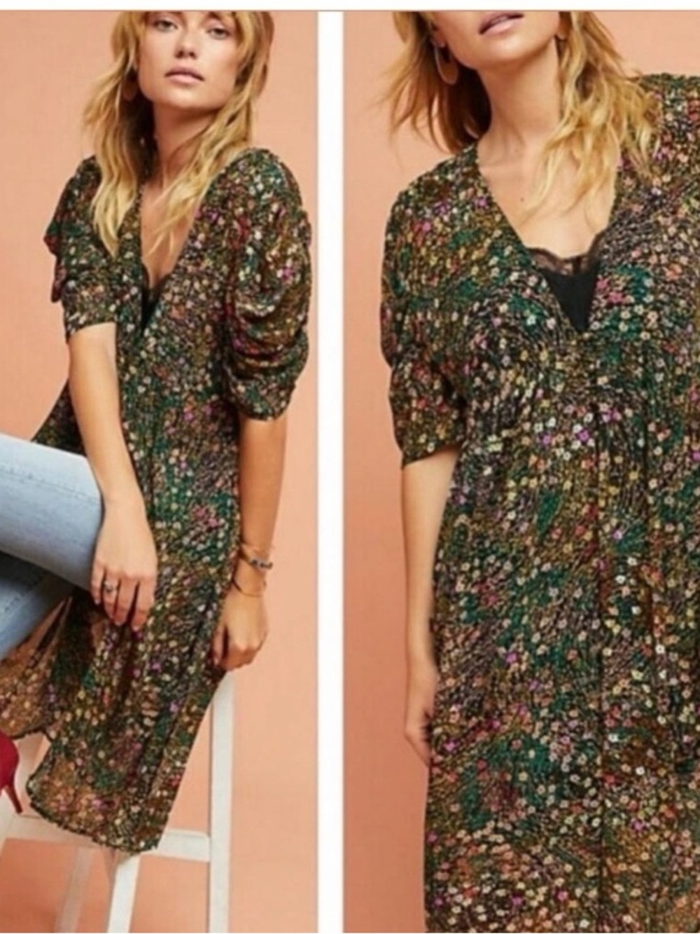 Anthropologie Akemi + Kin Valencia Dress -